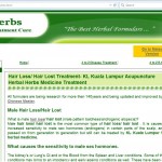 1) hair loss
