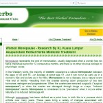 3) menopause