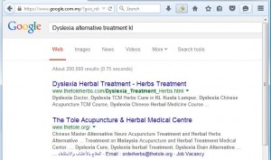 Dyslexia alternative treatment kl