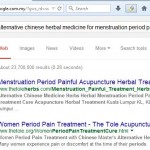 alternative chinese herbal medicine for menstruation period pain