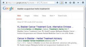 bladder acupuncture herbs treatment kl