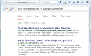 chinese herbal medicine for aspergers syndrome kl