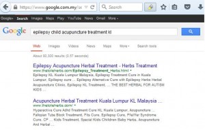 epilepsy child acupuncture treatment kl google