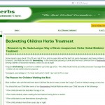 herbs and acupuncture for bedwetting in kl1