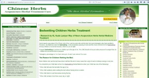 herbs and acupuncture for bedwetting in kl1
