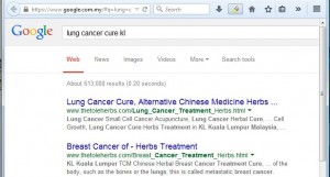 lung cancer cure kl