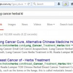 lung cancer herbal kl
