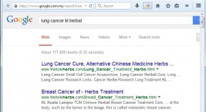 lung cancer kl herbal