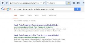 neck pain