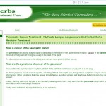 pancreatic cancer acupuncture kl1