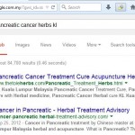 pancreatic cancer herbs kl