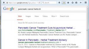 pancreatic cancer herbs kl
