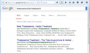 thalassemia kids treatment kl