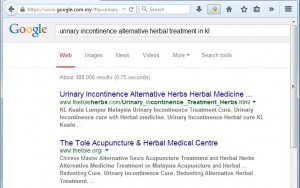 urinary incontinence alternative herbal treatment in kl